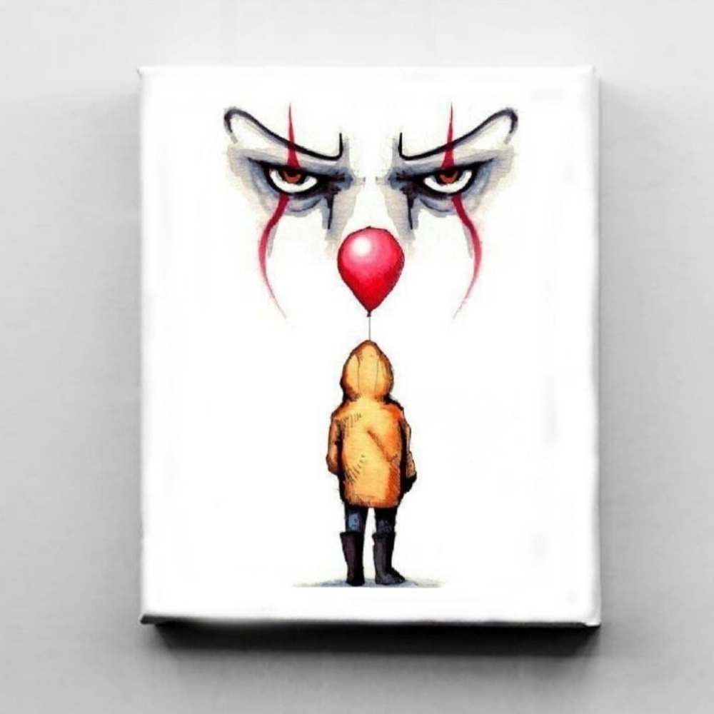 Pennywise form IT Canvas Art